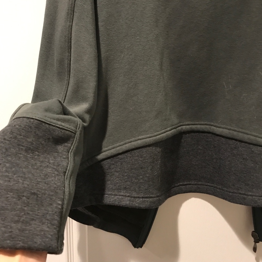 North Face Fleece Sage/Gray two-tone jacket - Picture 5 of 5